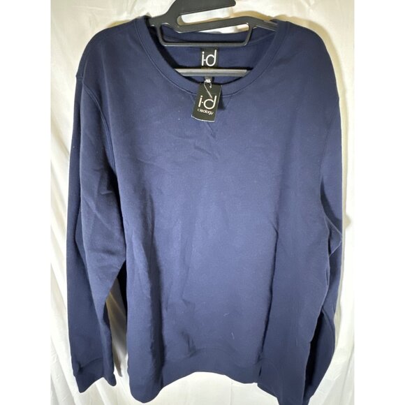 Ideology Mens Fleece Crewneck Sweatshirt, Blue, Size M, NWT - Picture 2 of 4